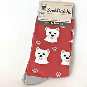 Westie Dog Socks Pet Novelty Dress Casual Unisex